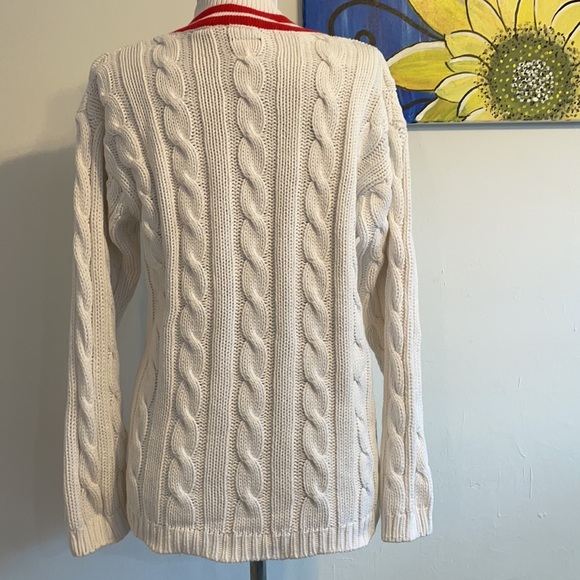 Tommy Hilifiger 100% cotton cable knit sweater.. vintage - Picture 2 of 5